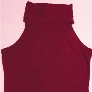 Turtle neck crop top